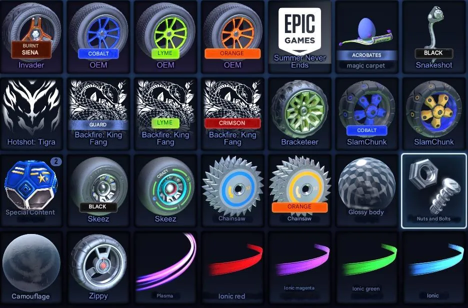 RL1011  Fennec Battle Bus Octane Dominus GT Jager 619 Level 441 Epic Inventory 